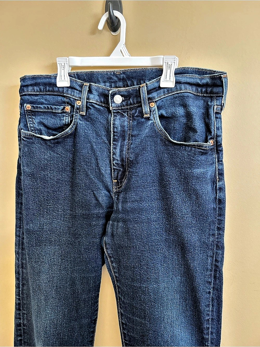 Levi's 502 Stretchy Men's Straight Leg Jeans Blue 34”x 32”